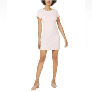 Maison‎ Jules Pink Scallop Trim Sheath Dress Womens Size 4 (900)